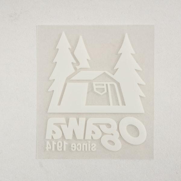 Campaljapan Logo Sticker Cutting Sticker White S Size 8060001000
