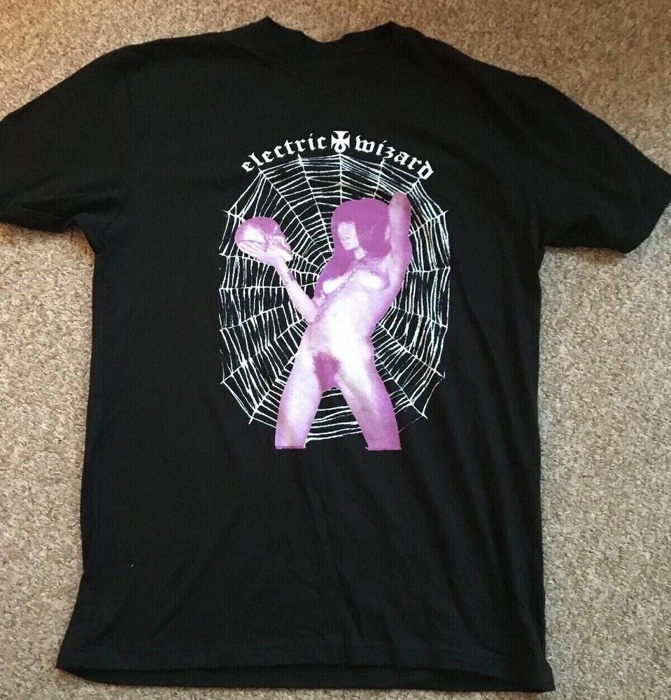 Electric Wizard Brand Reprint Cotton Black Men S-4XL T-Shirt Tops tees Men's Women's