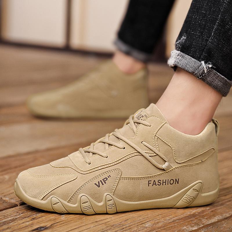 Leather labor insurance men's shoes autumn and summer construction site waterproof, non-slip and wear-resistant work sports mountaineering tooling v