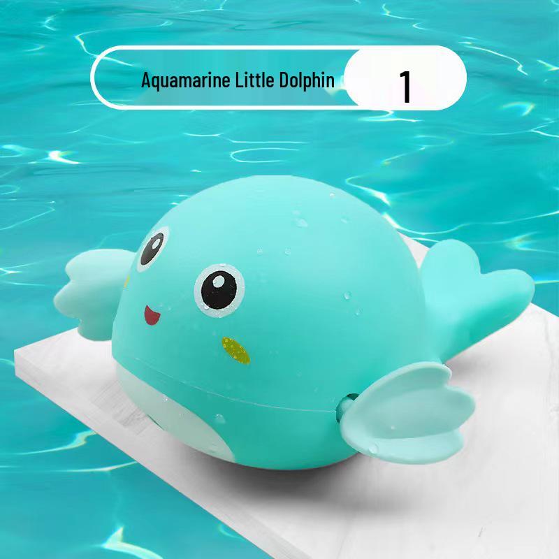 Children s Bath Toys: Little Duck, Turtle, & Dolphin Water Play Set