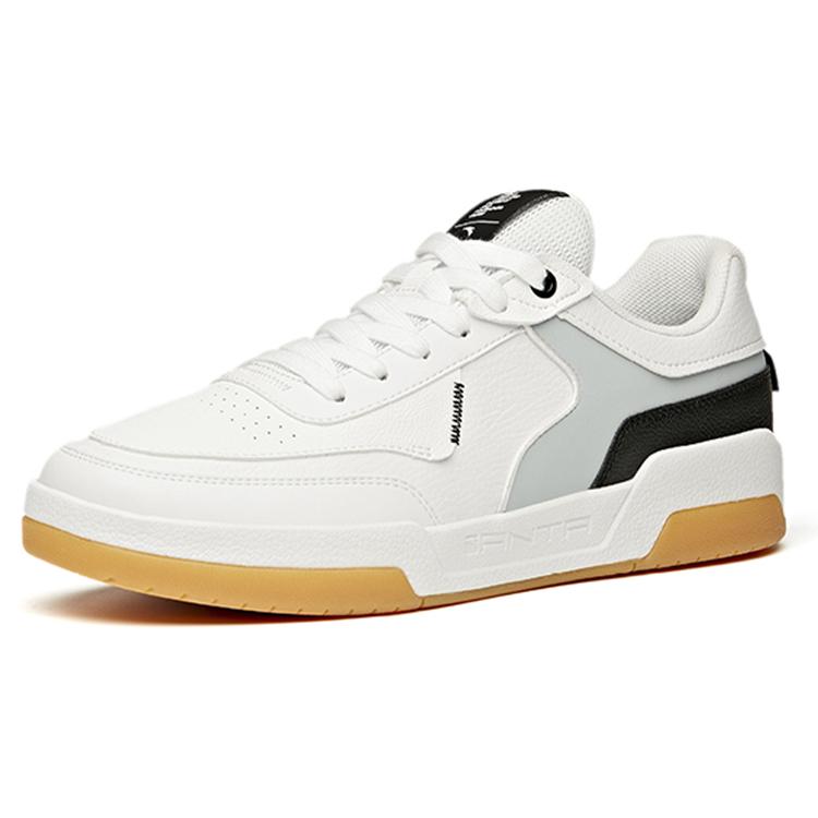 Anta Copertura in Ecopelle Antiscivolo, Resistente all'Abrasione, Leggerezza Scarpe da Skateboard Basse Uomo 112228081R-4
