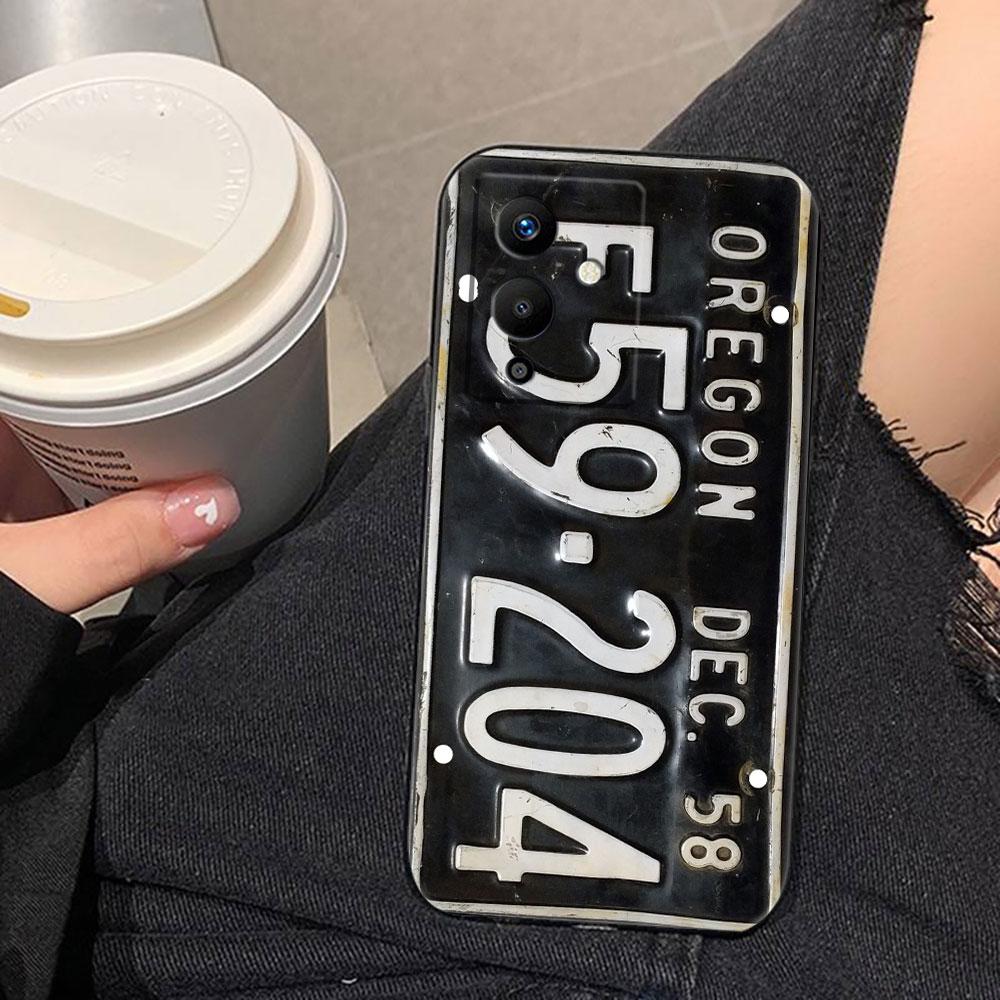 Lucky License Plate Number Phone Case For Infinix TECNO POP SPARK SMART 6 7 8 9 CAMON 40 30 30S 15 16 17 20 20C Pro Case Cover