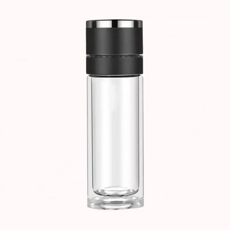 Shangqi Double-layer Insulated Portable Glass Mug