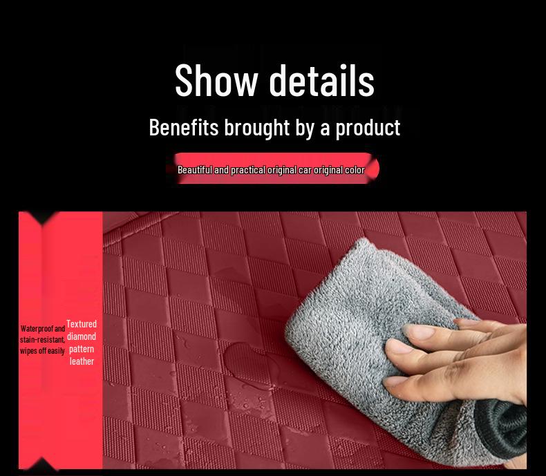 Compatible with 26 Huawei AITO New M7 Models: Fully Enclosed Car Trunk Mat Decor