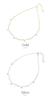 [VINGTAINE] Freshwater Pearl Necklace, Medium Chain, Screw Chain, Simple, Gift for Women, Casual and Cute, C3330-S-
