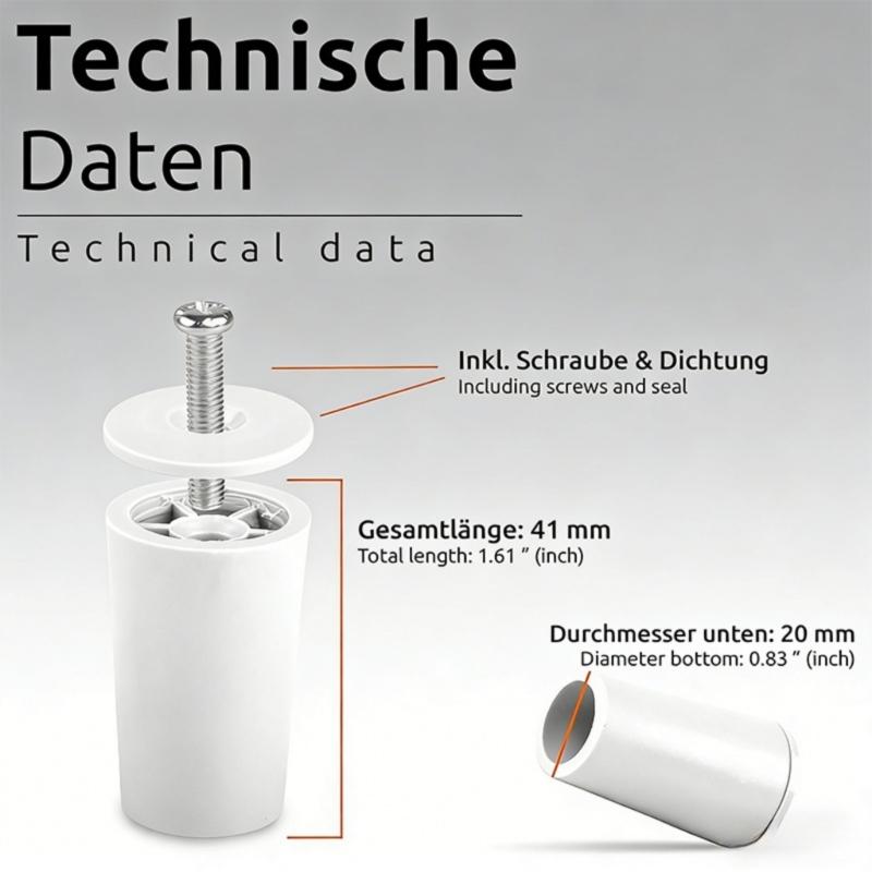 8Pcs Plastic Roller Blind Stops Heavy Duty Blind Stops Upgrades for Enhancing Curtain Functionality & Aesthetic Value