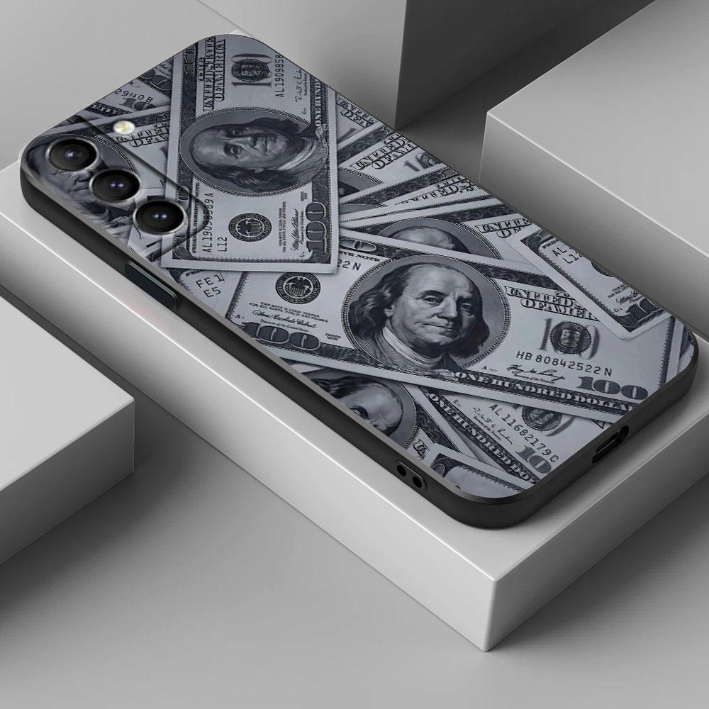 Cash Dollars Pictures Printing S26Ultra Case For Samsung Galaxy S26 S25 S24 S23 S20 S21 FE S22 Ultra Plus Cases Soft Phone Cover