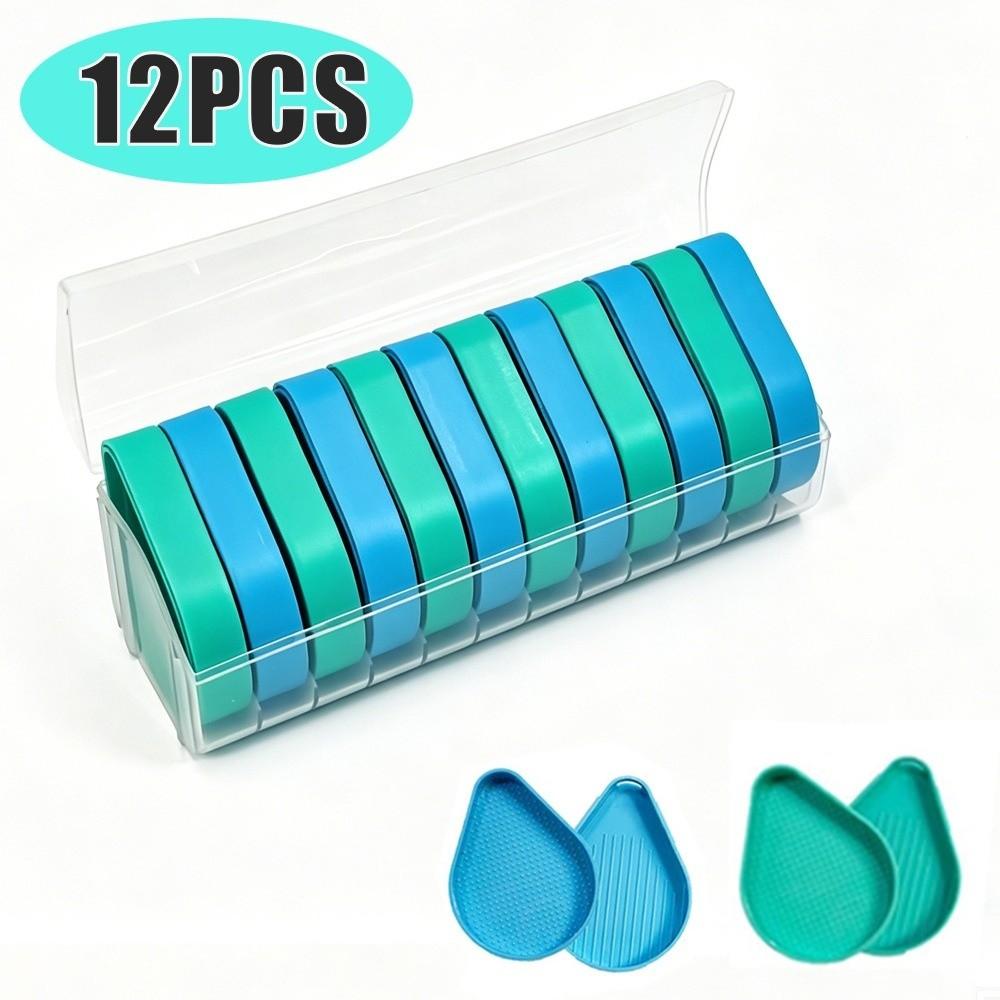 12pcs/Set Multi-grid Diamond Sorting Tray Diamond Painting Tools Drill Storage Box  Art Lovers