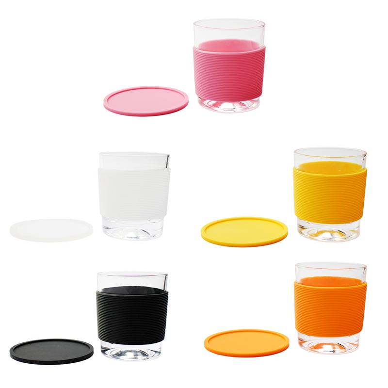 Set 6 Bucăți Suporturi de Pahar din Silicon pentru Băuturi Antiderapante Durabile Reutilizabile Set Suporturi de Pahar Antiderapante Suporturi de Pahar din Silicon