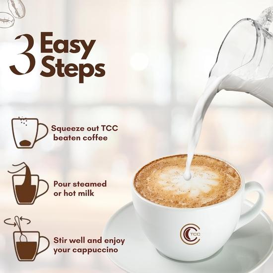 The Coffee Clique | Choco Mocha + Vanilie Catifelată | Pastă de Cafea Bătută | Cafea ca Cappuccino Acasă | Set de 2 | 210 Grame | Cafea Aromatizată