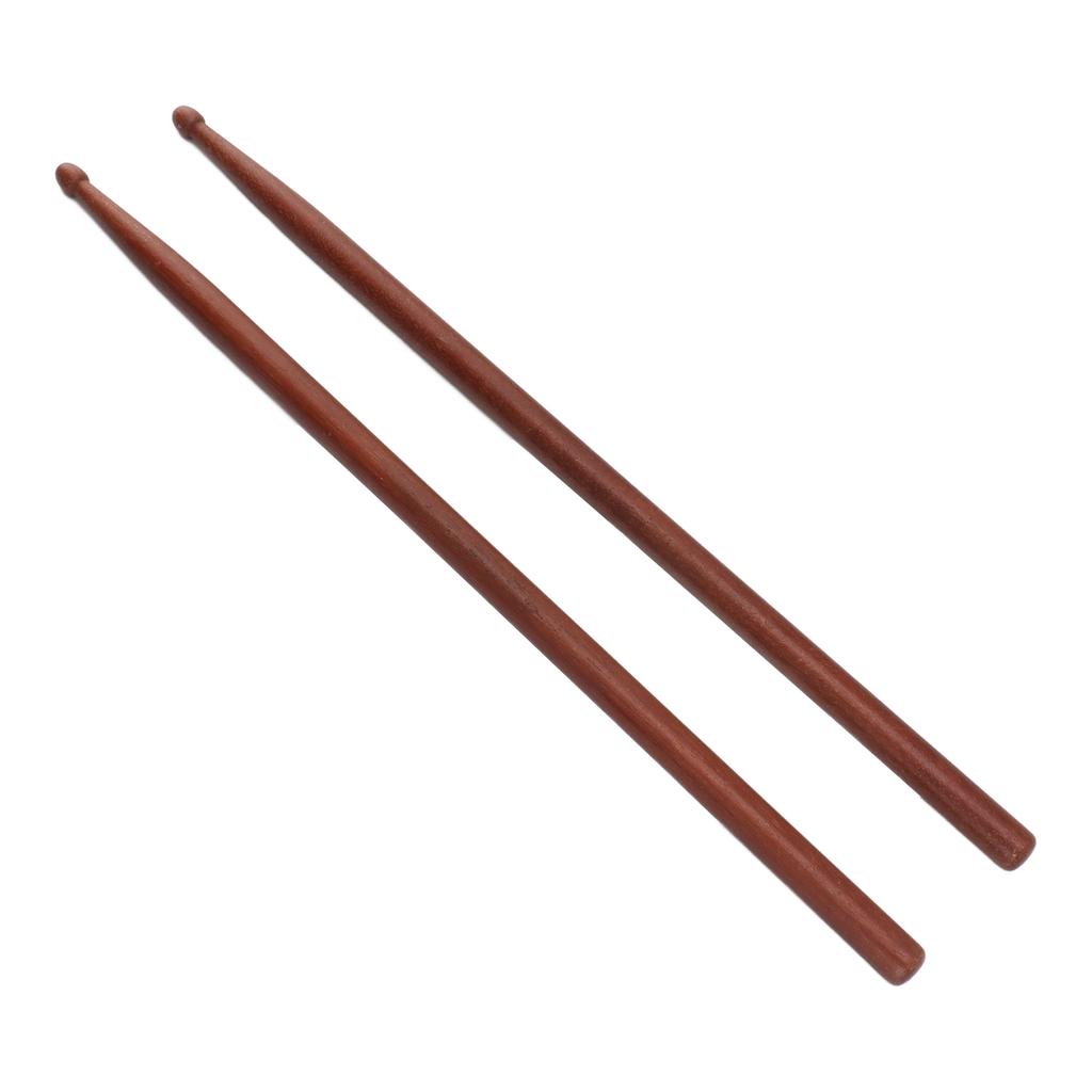 1 Pair Drum Stick Professional Durable Log Color Padauk Drum Sticks Set for Tambourine 7a