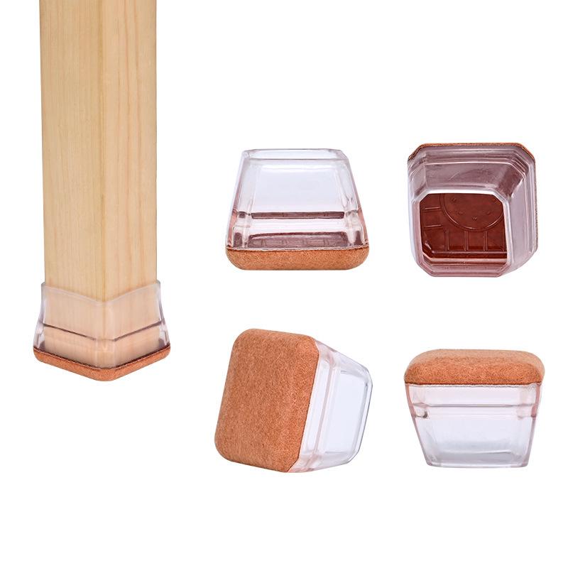 Durable Silicone Non-Slip Chair Leg Covers with Noise Reduction & Thickened Edge