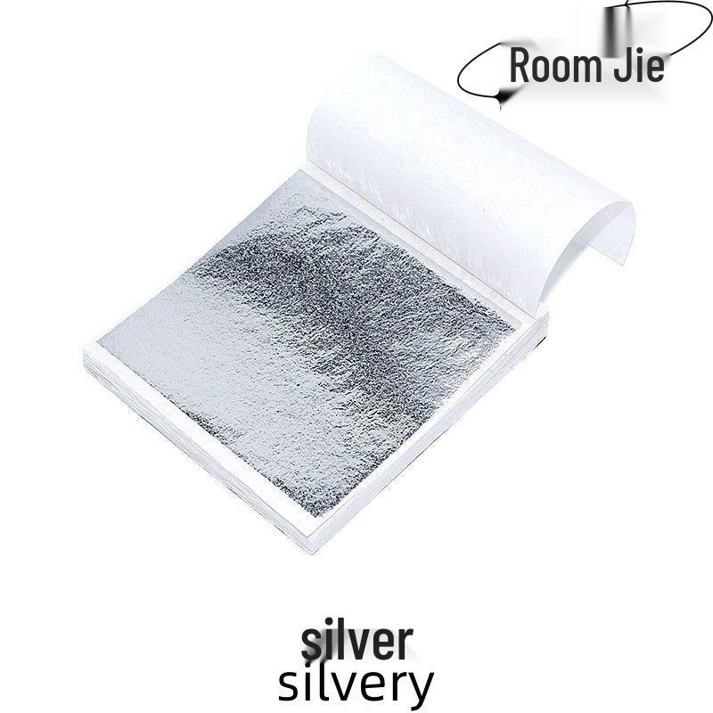 

14x14cm Freeze-Resistant Silver and Gold Colored Foil Paper for DIY Nail Art and Crystal Epoxy Projects