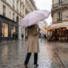 UV Protection Folding Umbrella 6-Rib Rain Umbrella Portable Five Fold Lace Umbrella Rainy Day