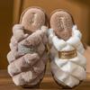 Trendy Cotton Non-Slip Indoor Slippers for Women & Couples, Perfect for Autumn and Winter