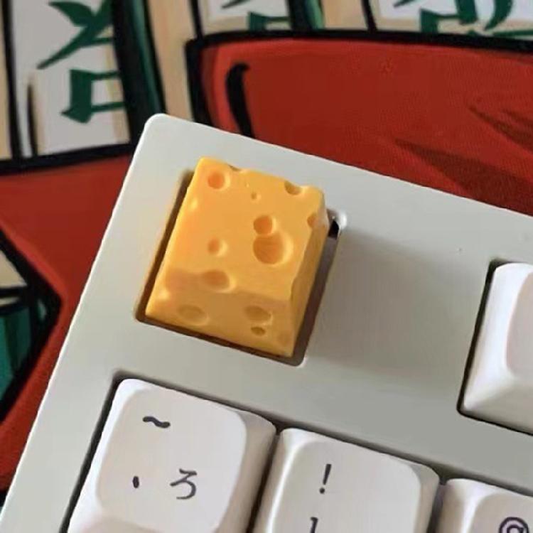 Cartoon Resin Keycaps Mechanical Keyboard Keycap for ESC for Key Chesse Cake for