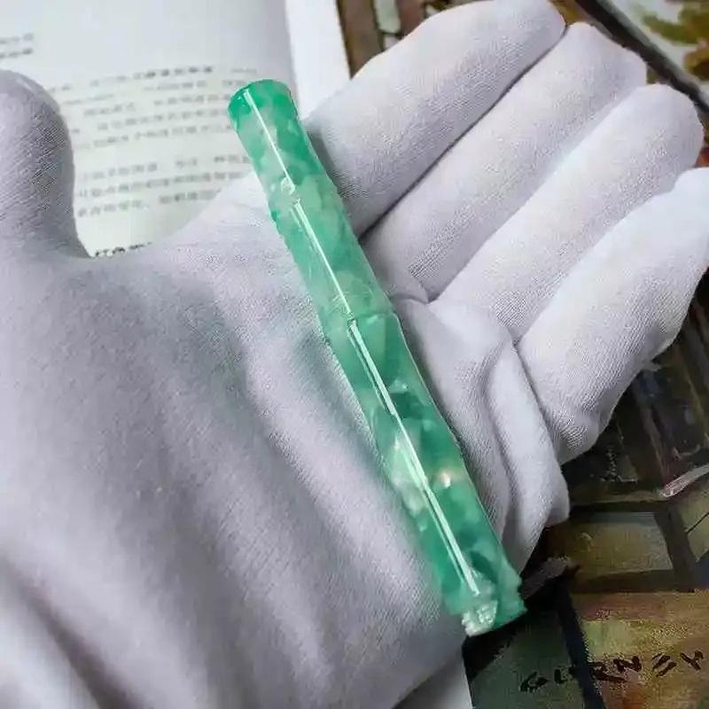 2026 A106 Акриловая Бамбуковая Перьевая Ручка Золотое Перо Практика Каллиграфии Художественное Перо Карманная Ручка Смола Письмо Деловая Офисная Подарок EF(0.38mm)