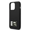 Custodia per iPhone 13 Pro Max Karl Lagerfeld Ikonik Patch Nera