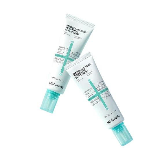 Mediheal Madecassoside Moisture Sun Serum Spot Repair Sunscreen SPF50+ 50mL x2