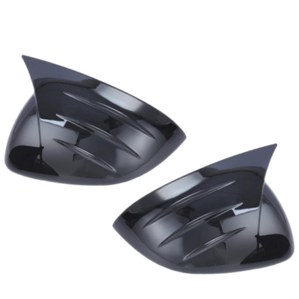 

Fit For Mercedes-Benz GLC 260 300 2026-2026 2Pcs Rearview Mirror Cover ABS Glossy Black / Carbon Fiber Look Finish