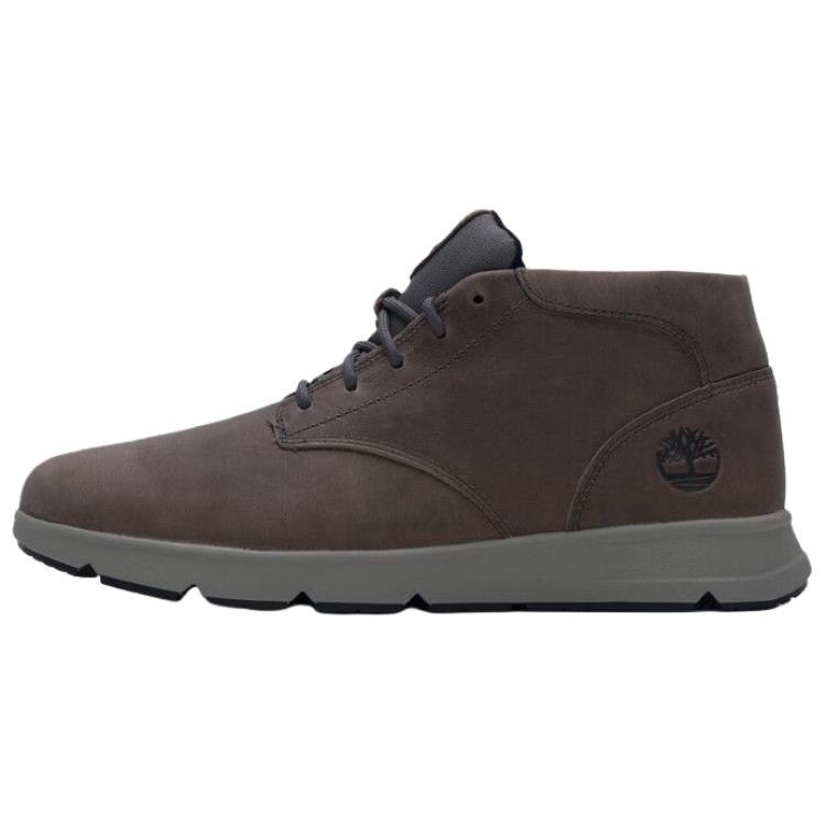 Timberland Parker Street Comfortable Versatile Leather Upper Durable Height Increasing Mid Top Casual Shoes Men Casual Shoes Brown TB0A6C7TEL7
