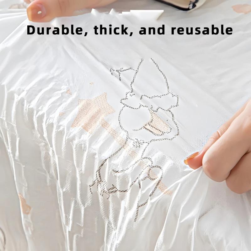 10-40CS Suitcase Dust Cover Universal Full Coverage Non Woven Disposable Travel Luggage Storage Protector Rainproof Case