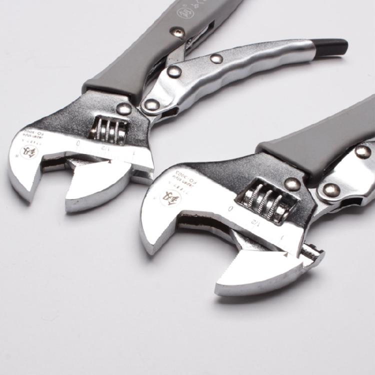 Large Opening Adjustable Spanner Monkey Wrench Adjustable Angle Slide Wrench