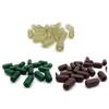 50Pieces Soft Plastic Fishing Beads 12mm Cylinder Shaped Float Fishing Rigs Beads Fishing Lure Tackle Fish-Line Beads
