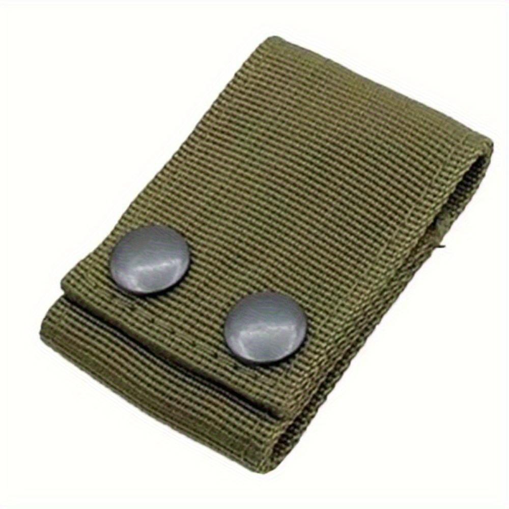2Pcs Universal Tactical Handcuff Case Handcuffs Lanyard Strap Belt Police Shackle Holster Quick Release Safety Snap Closure Pouch