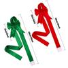 Large Size Christmas Cabinet Door Ribbon Bow Green/Red Window Bow Gift Wrapping Bow  Wedding