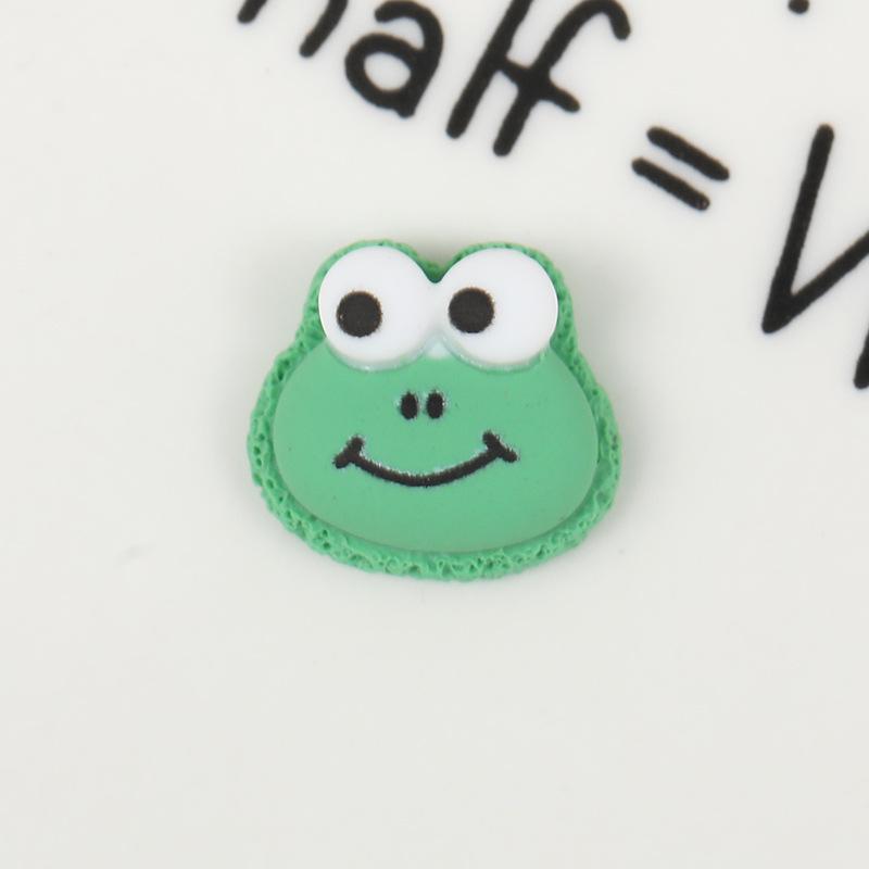 Cartoon Animal Biscuit Ornaments: DIY Cream Glue, Phone Case & Fridge Stickers, Hair & Crocs Resin Accessories. лягушки
