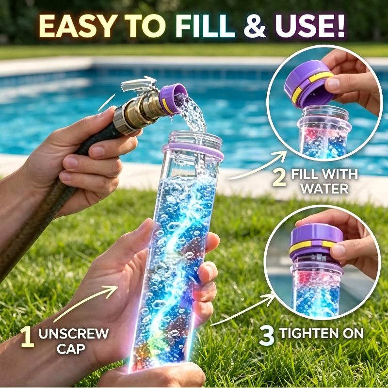 LED Light Up Water Blaster Glowing Rainbow Effect Long Range Water Gun Summer Pool Beach Water Fight Toy for Family Fun