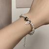 New 925 Silver Bracelet Pearls Knots Bracelet for Women Fashion Heart Pearls Bracelet Luxury Jewelry Accessories Gift
