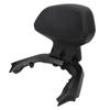 Motorcycle Rear Passenger Backrest Aluminum Alloy Rear Seat Backrest Cushion Pad with Bracket for Xmax300 2023 2024