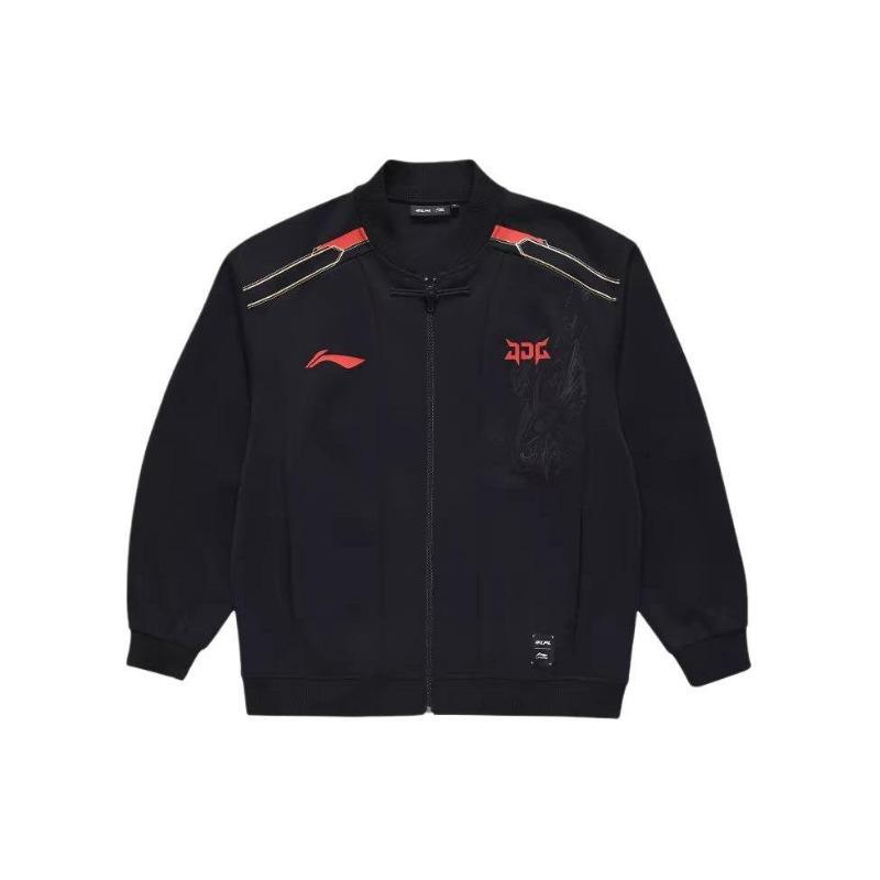 Li Ning X League Of Legends Sports Lifestyle Series Soft And Comfortable Jacket Unisex Jacket Black AFDU737-1