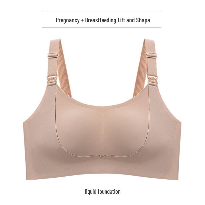 Rabbit Ear Nursing Bra for Postpartum - Lightweight, Thin, Large-Chest Minimizer
