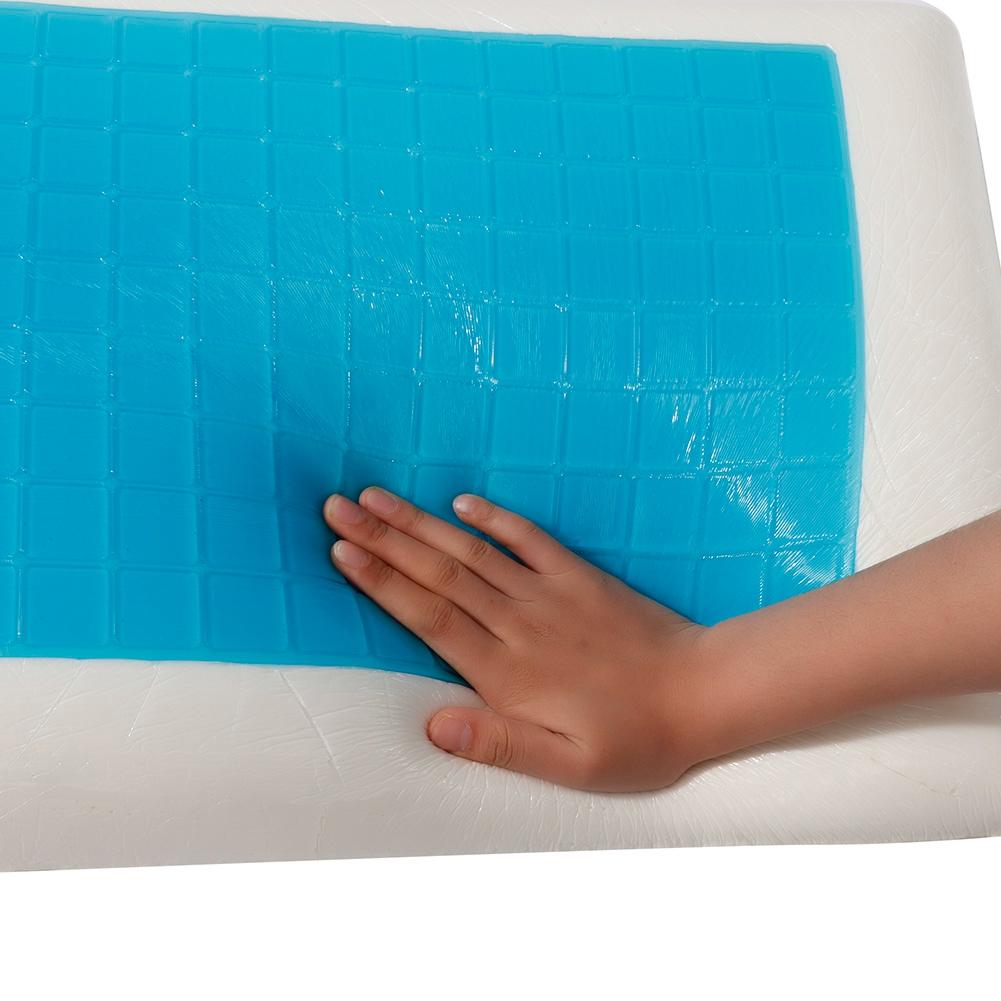 Soft Cool Gel Memory Foam Sleeping Pillow Neck Care Rest Breathable Cushion