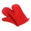 1PC Oven Mitts Heat Resistant Microwave Oven Glove Cotton Linen Baking BBQ Non-slip Oven Mitts Kitchen Cooking Supplies Tools