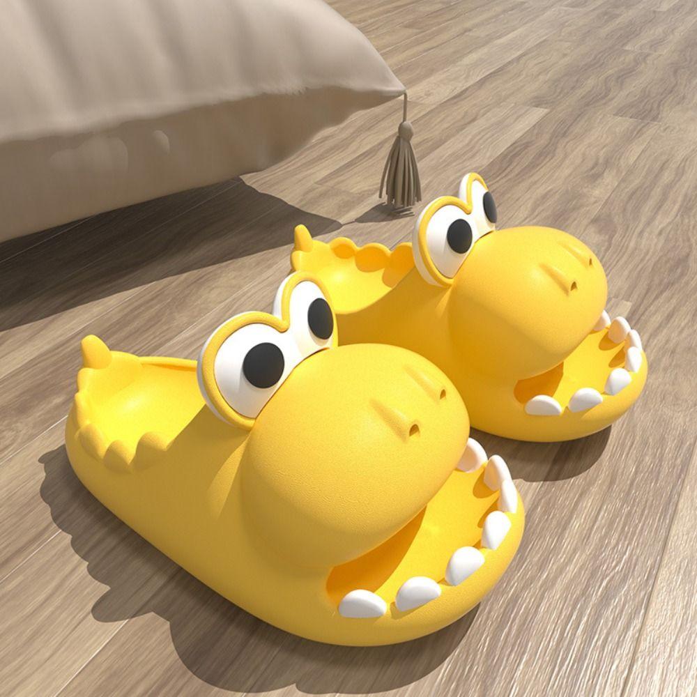 Soft Dinosaur Pillow Slides Non-Slip Dinosaur EVA Slippers  Indoor/Outdoor