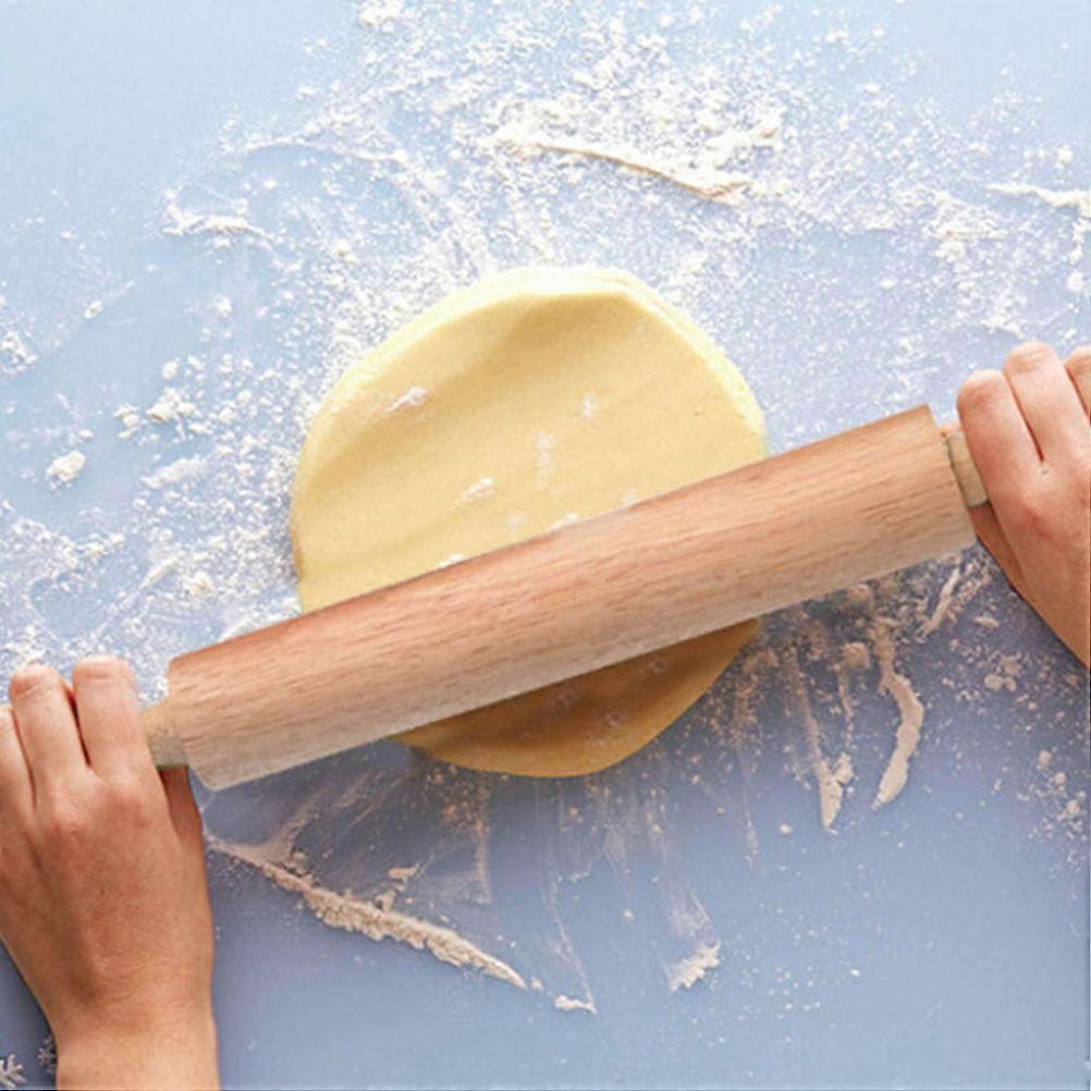 Dough Roller Wooden Rolling Pin for Baking Use 41cm Kitchen Tool