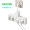 Europäische Steckdosenleiste mit 5 AC-Steckdosen & Einzelnen Schaltern – Optionale USB/Typ-C-Anschlüsse