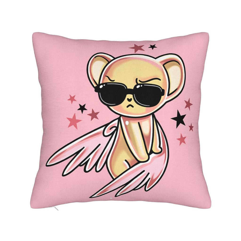 Sakura Magical Cartoon Anime Pillow Cover Fashion Pillow Case For Couch Sofa Bedroom Comfy Cushion Cover Gift