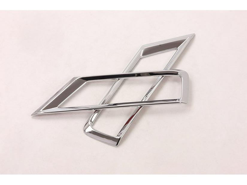 2017 Tiguan L ABS Electroplated Front Fog Light Frame & Cover Set