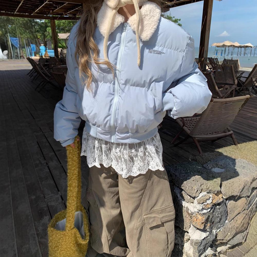 Short Cotton-padded Jacket Women's Winter New Versatile Bread Clothes Retro Casual Cotton-padded Jacket