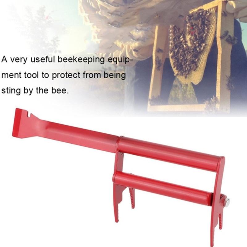 Durability Stainless Steel Bees Hives Tool with Scraper and Colored Handle for Easy Identification and Comfortable Grip