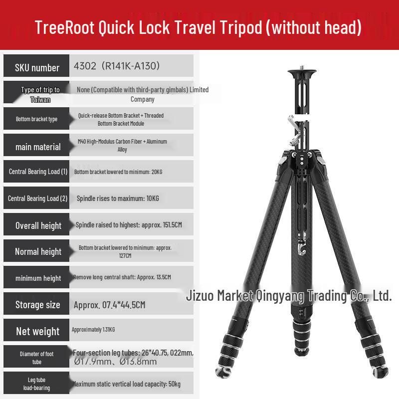 FALCAM TreeRoot Little Falcon Camera Tripod Head Quick Release Professional Mount