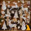 Window Decals for Birds Strikes, DELLAN 35 Anti-Collision Bird Deflectors, Suncatcher Stickers Rainbow Window Clings for Glass Windows