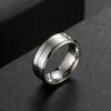 Ehering Silber Stahl Schmuck 316L Größe 25 Eu25 Us11