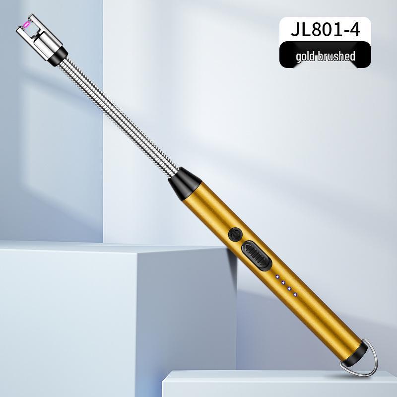 

USB Перезаряжаемая Дуговая Зажигалка для Газовой Плиты, Спиралей от Комаров и Свечей Aluminum Body/Plastic Discount 0.2 золотой