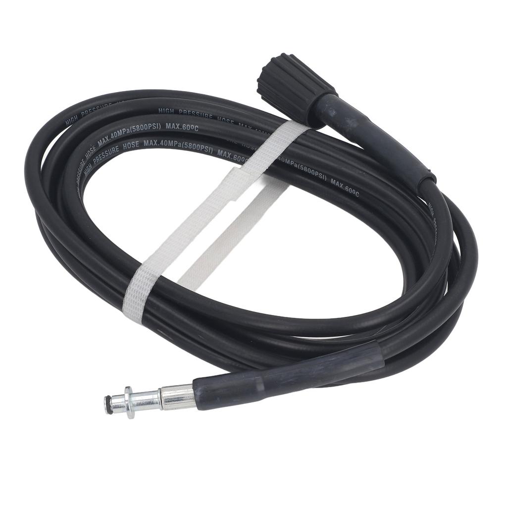 0psi High Pressure Washer Hose, 5m Length Stable Connection Premium Rubber Material 3Celsius8 Inch Quick Connect